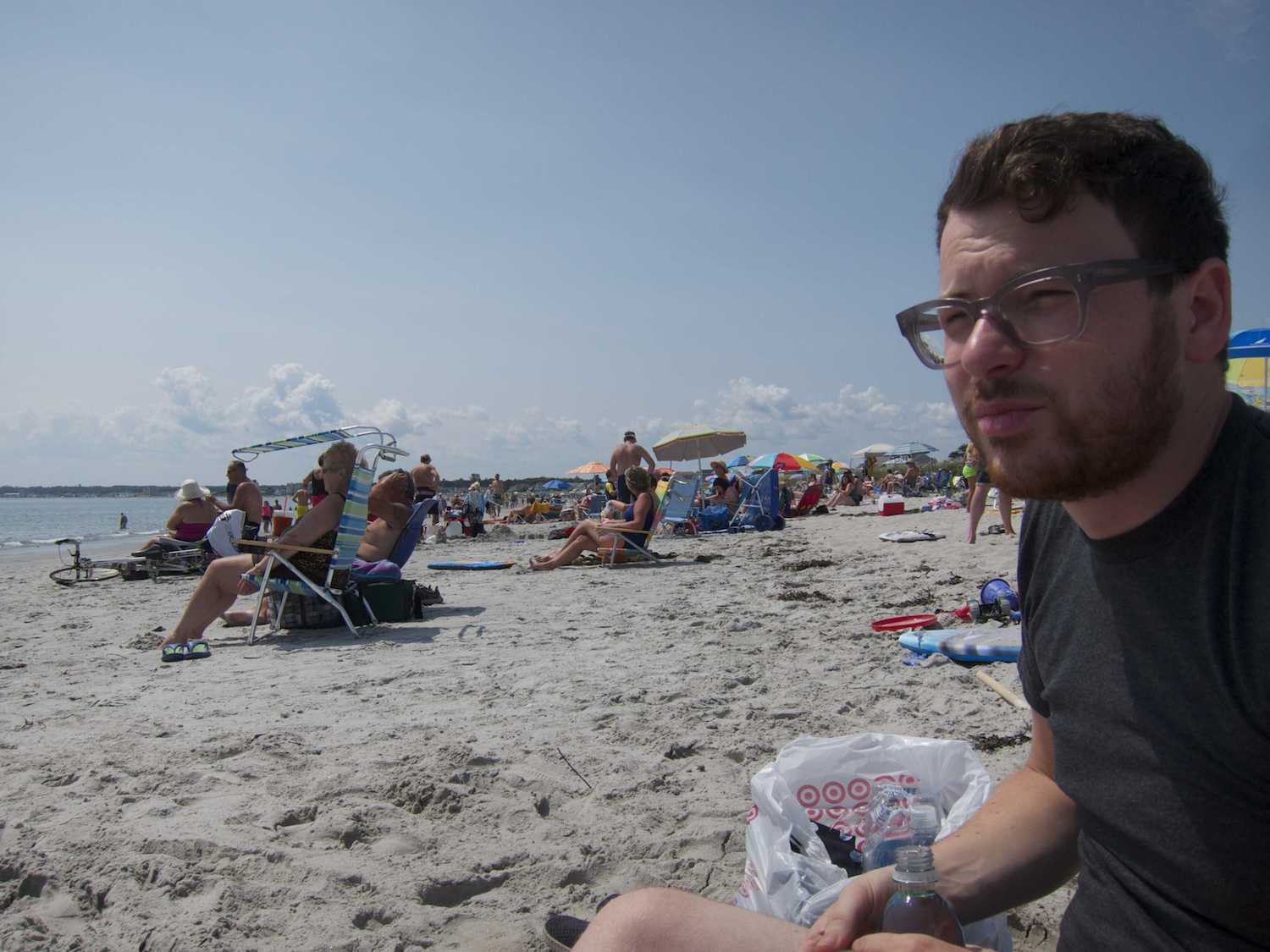 Andrew on the beach